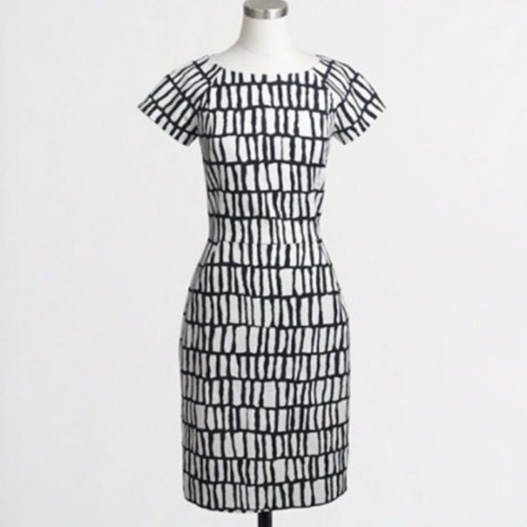 J. Crew Dresses & Skirts - J Crew Basketweave Sheath Dress Size 12